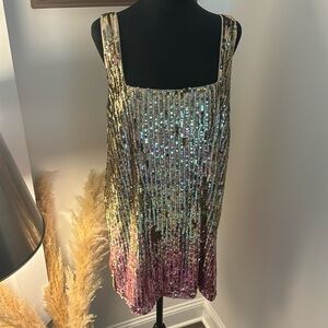 Sequin dress from Anthropologie